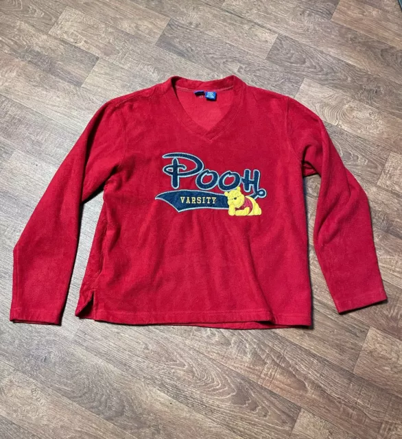 Maglione Disney vintage | anni '90 Disney Winnie the Pooh top in pile taglia 14/media