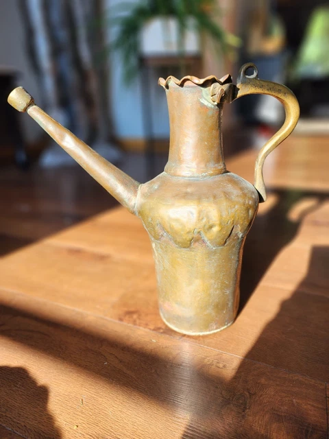 Antique Hand Forged Copper Water Pitcher