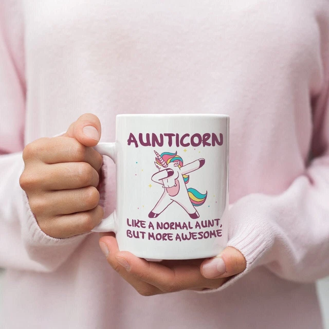 AUNTICORN FUNNY AUNT Coffee Mug Novelty Gift 11 oz 32.99