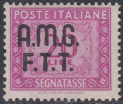 Italy Trieste A (AMG-FTT) - Segnatasse Sassone n.14 cv 85$ Variety MH*