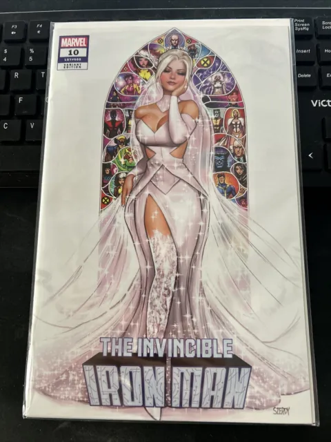 INVINCIBLE IRON MAN #10 NATHAN SZERDY EXCLUSIVE VARIANT Emma Frost grade 9.6