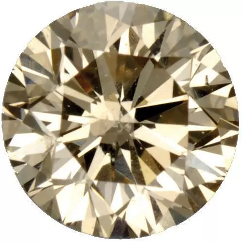 Natural Extra Fine Light Champagne Diamond - Round - VS2-SI1 - Africa - Extra Fi