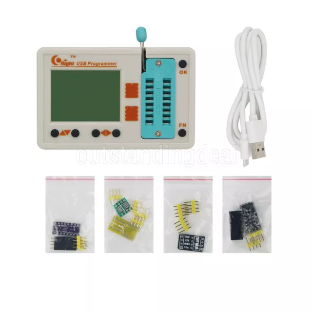 SkyPRO II USB Programmer Offline Programmer for 24 25 93 SPI FLASH AVR STM32 ot2