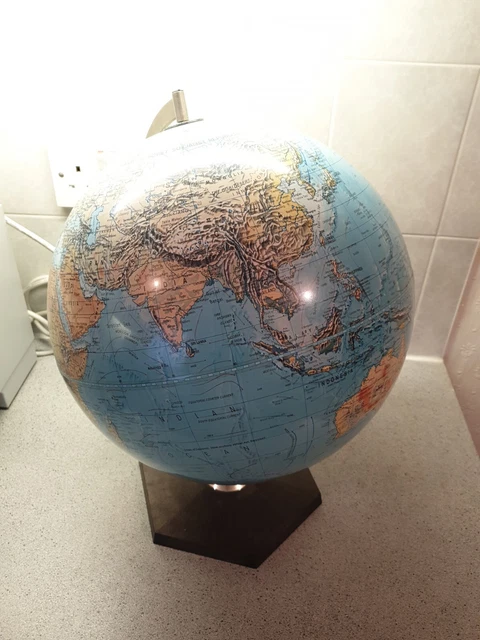 Globo mondiale vintage 1983 globo a scansione danese A/S Danimarca