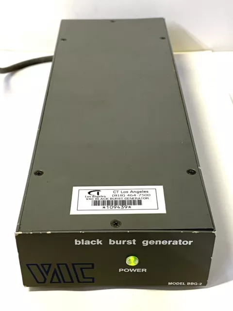 VAC 9 Output Analog Black Burst Generator BBG-2