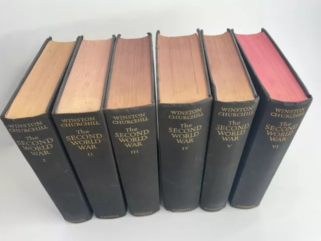 Winston Churchill First Editions Volumes 1-6 The Second World War