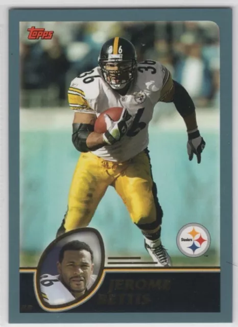 2003 Topps Football Pittsburgh Steelers Team Set