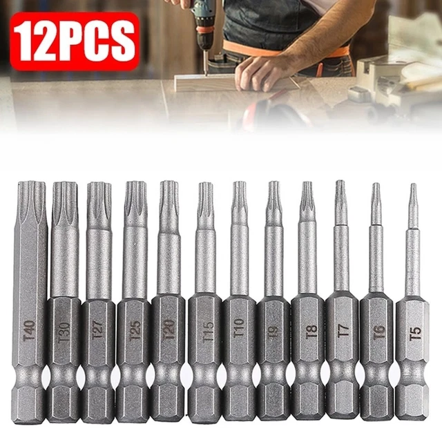 Versatile set 14 punte cacciavite elettrico con diametro albero standard