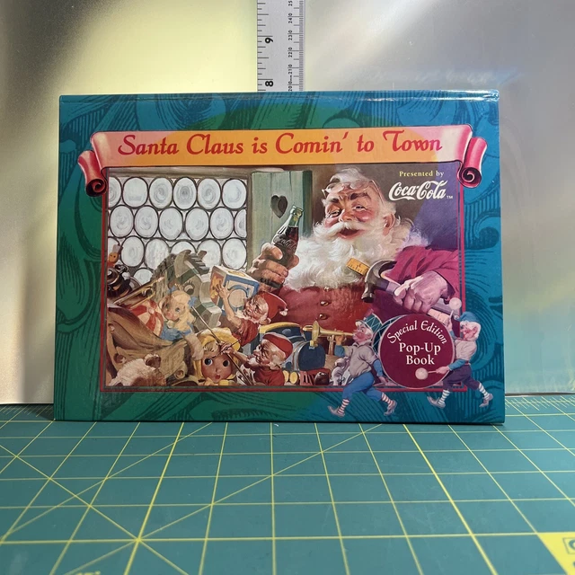 COKE Coca Cola Edition Santa Claus Is Coming To Town Pop Up Book