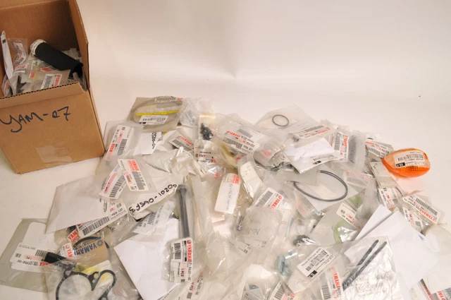 Bulk Lot Yamaha small parts see list of part numbers and qty inside -  Lot #7