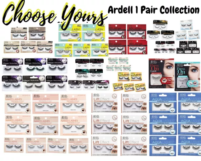 Ardell False Eyelashes 1 Pair Collection - Choose STYLE