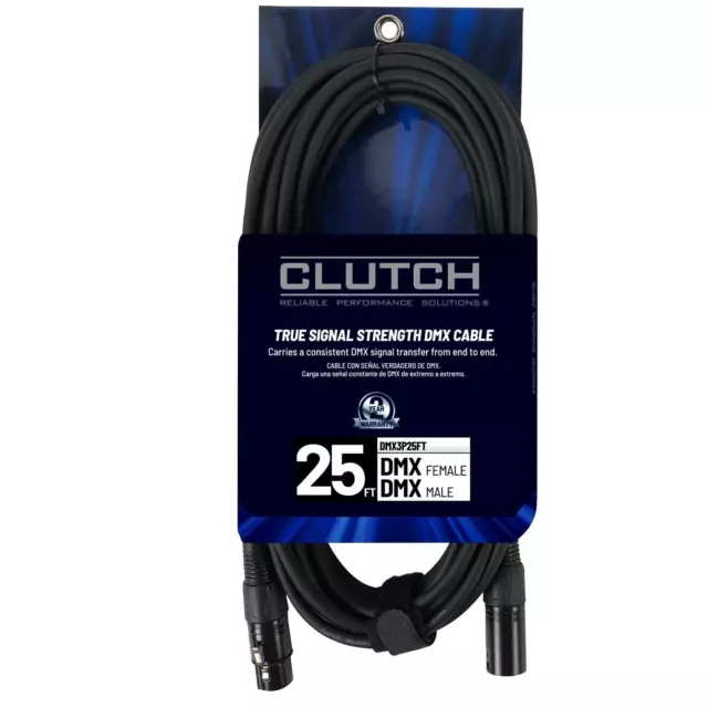 25ft 3-Pin Professional High Quality DMX Male to DMX Female DJ Lighting Cable...