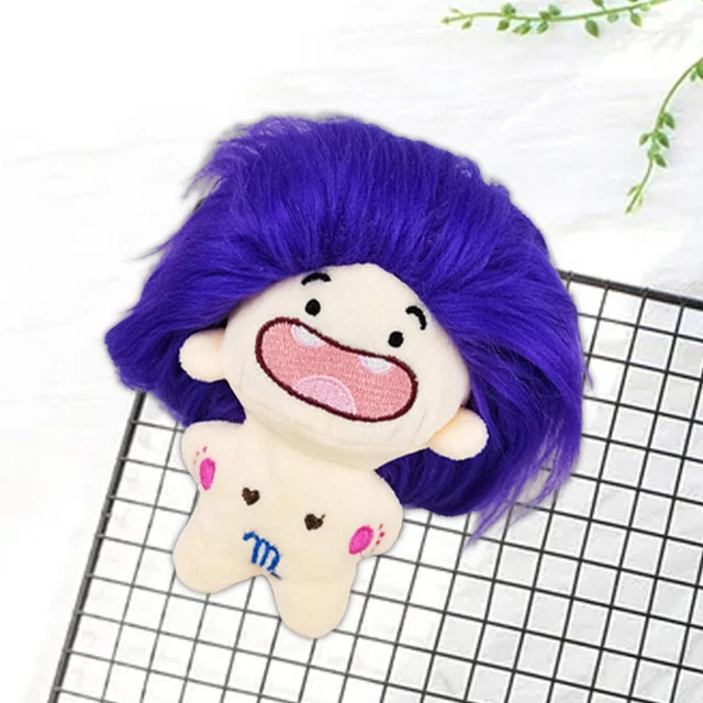 niannyyhouse 10 cm peluche vestiti bambola tinta unita felpa jeans vestire accessori bambola (nero