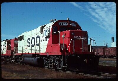 Original Rail Slide - SOO Soo Line 4427 Minneapolis MN 9-18-1983