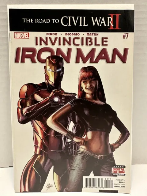 M925 Invincible Iron Man 7 1st Print Cameo Appearance Riri Williams Ironheart VF