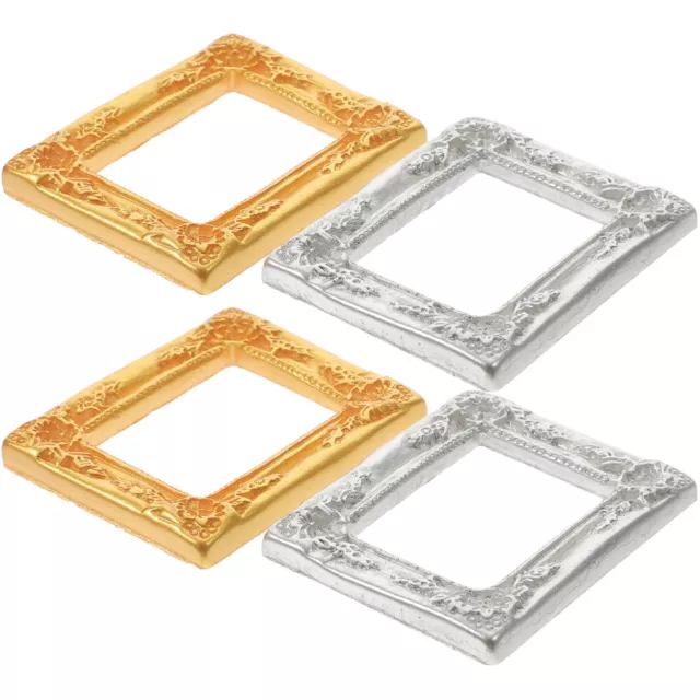 Vintage Resin Picture Frame Set for Home Decor & Jewelry Display-OF