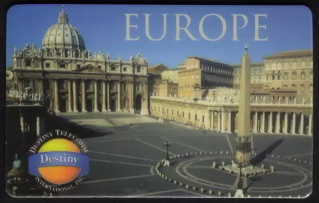 300u 'Europa' St.Peter's Quadrato ? Roma - Vaticano Città ? Esemplare Phone