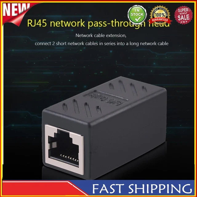 2/5/10PCS 8 CORE Jack RJ45 Network Connector Ethernet Internet Adapter ...