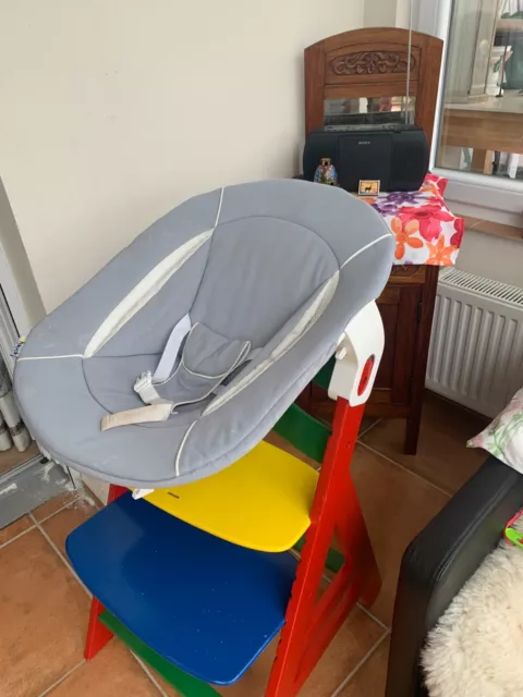 Babywippe Hochstuhlaufsatz Bouncer Hauck Alpha Premium Neugeborenenaufsatz