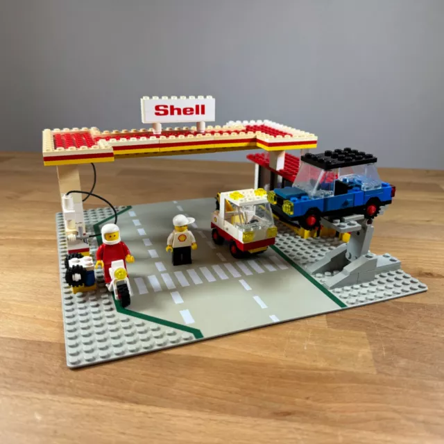 LEGO SHELL SERVICE Station Garage 6371 Vintage 1983 Town 98 Complete 37.99 PicClick UK