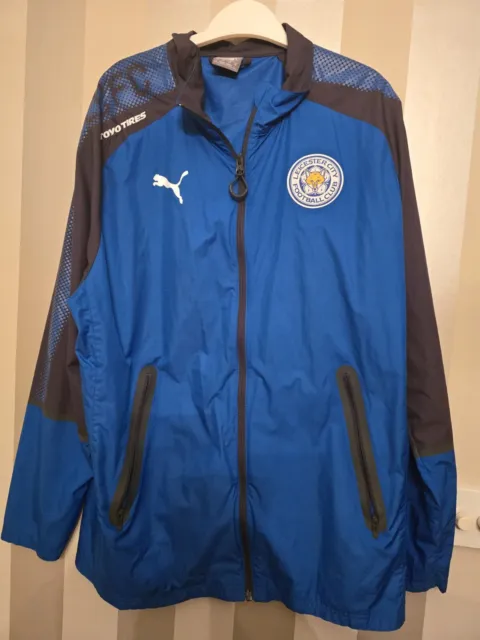 Leicester City 2018 training wind breaker size large. VGC