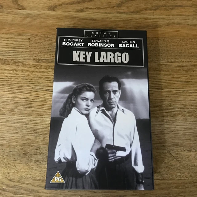 KEY LARGO HUMPHREY Bogart Lauren Bacall Film Classic VHS RARE £7.00 ...