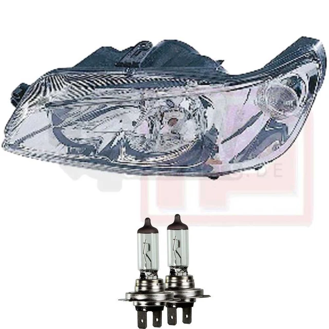 Phare Halogène Gauche Haute Performance VALEO – Pour Peugeot 206 Phase 1 (1998-2005), Qualité D’origine