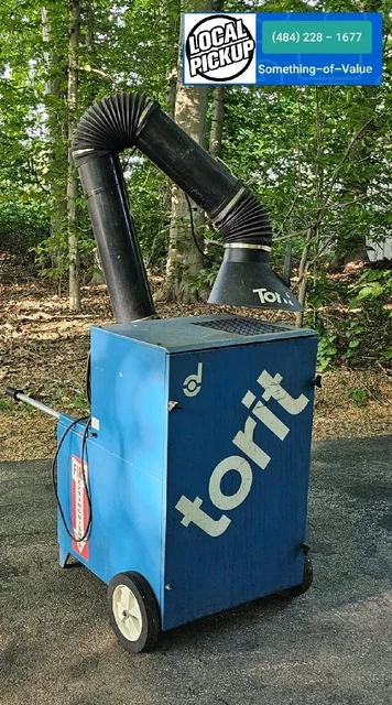 Donaldson Torit PT-1000 Portable Trunk Fume Vacuum Exhauster 120V Local Pickup