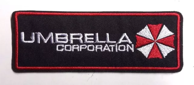 Resident Evil Umbrella Corporation Horizontal Logo 3.5" Patch-USA Mail(REPA-104)