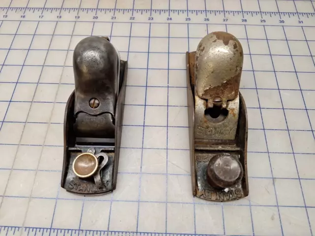 Vintage Stanley 6" Sweetheart Block Plane & Stanley No. 220 Block Plane