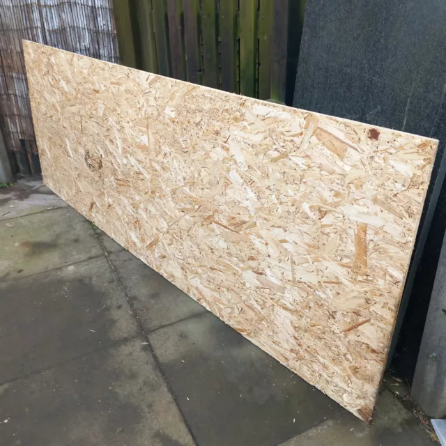 OSB Boards Sheets 1.5cm x 220cm x 83cm (7ft x 3ft) Used Reclined OSB Timber