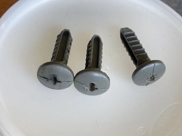 Mercedes W123 Lower Dash Kick Panel Plastic Screw/Peg Mount Hardware