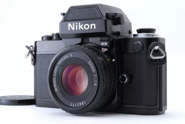 【NEUWERTIG-】Nikon F2 AS Kamera 50 mm f/1,8 Serie E Pfannkuchen Giugiaro Modell Objektiv JAPAN