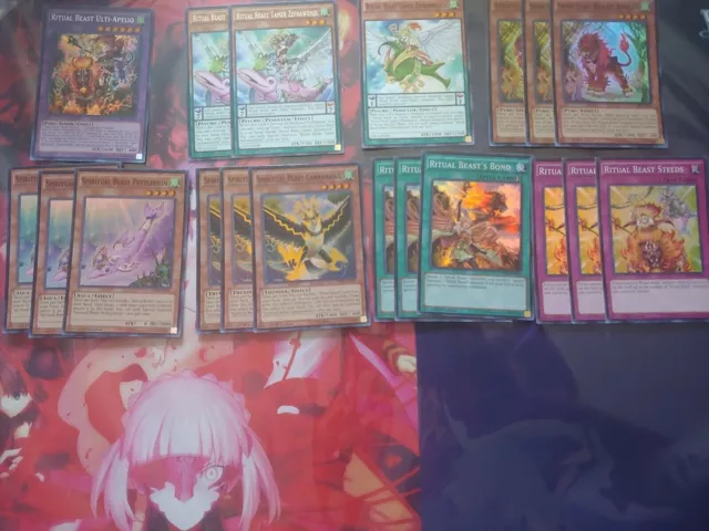 Yugioh Complete Ritual Beast Deck! Ulti-Gaiapelio Cannahawk Apelio + Bonus Gift