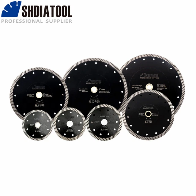 Hoja de sierra de diamante 3 x 105 mm-250 mm amoladora de mármol rueda/disco de corte