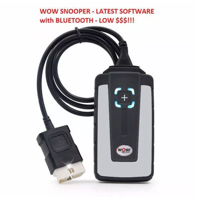 DE Wow Snooper With Bluetooth OBD2 Car Diagnostic Tool MC TK