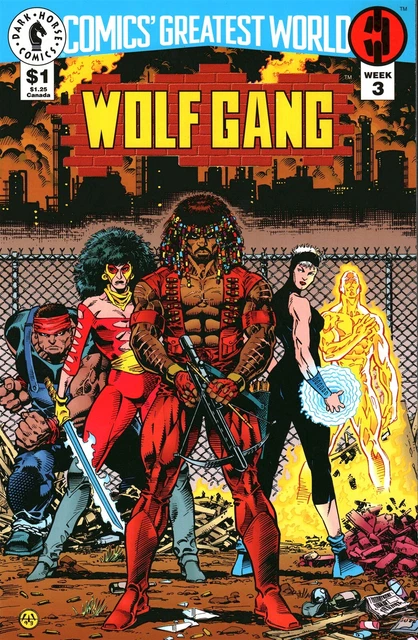 Dark Horse Comics' Greatest World: Wolf Gang #1 Week 3 Comic Book 1993