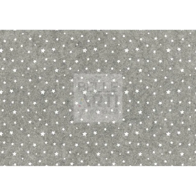 Panno Lenci 1 Mm 30X40 Cm Grigio Melange/Bianco Stelline