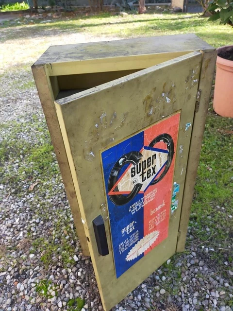 Armadietto Mobile Industriale Vintage Modernariato Ferro Anni 60