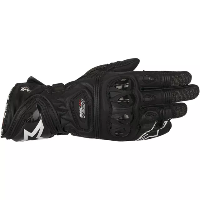 ALPINESTARS SUPERTECH Leather Racing/Performance Riding Gloves (Black) XL