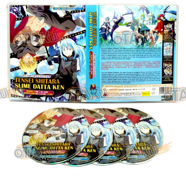 ANIME DVD TENSEI Shitara Slime Datta Ken Season 1+2 *English Ver* Complete  Box $26.90 - PicClick