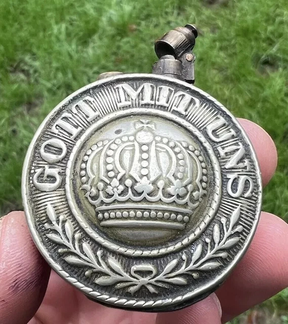 ANCIEN BRIQUET DE Poilu Objet Tranchee Soldat WW1 Old Militaria Lighter