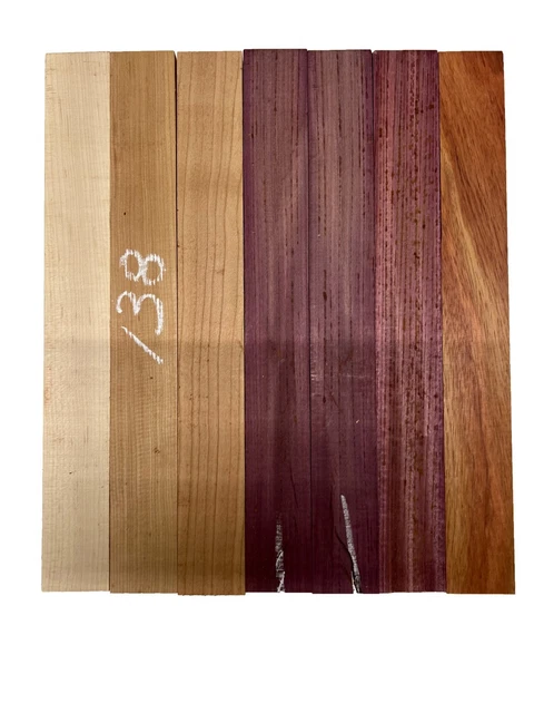 7 Pack, Multispecies Thin stock lumbers-Board Blocks 16"x2"x3/4" #138 7 Pack, Multispecies Thin stock lumbers-Board Blocks 16"x2"x3/4" #138
