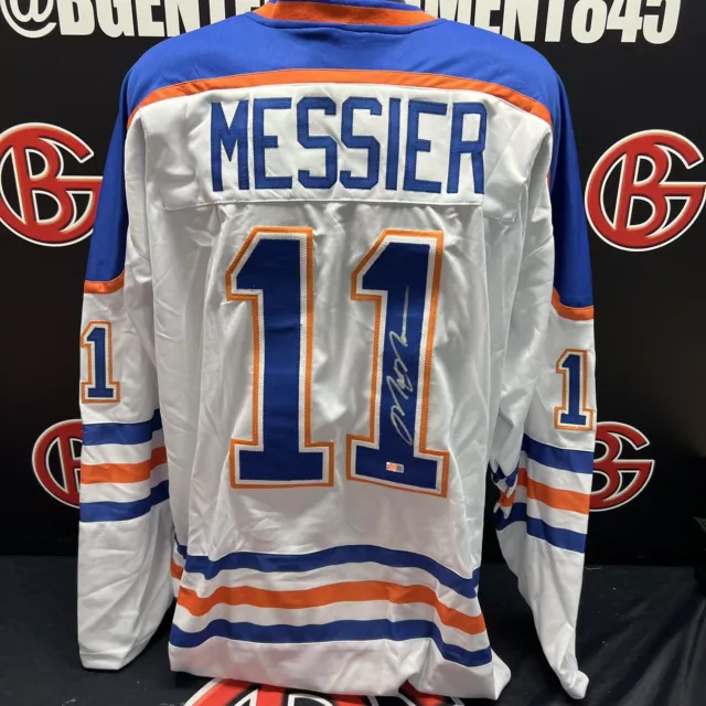 Mark Messier Edmonton Oilers Signed Jersey Autographed Steiner CX