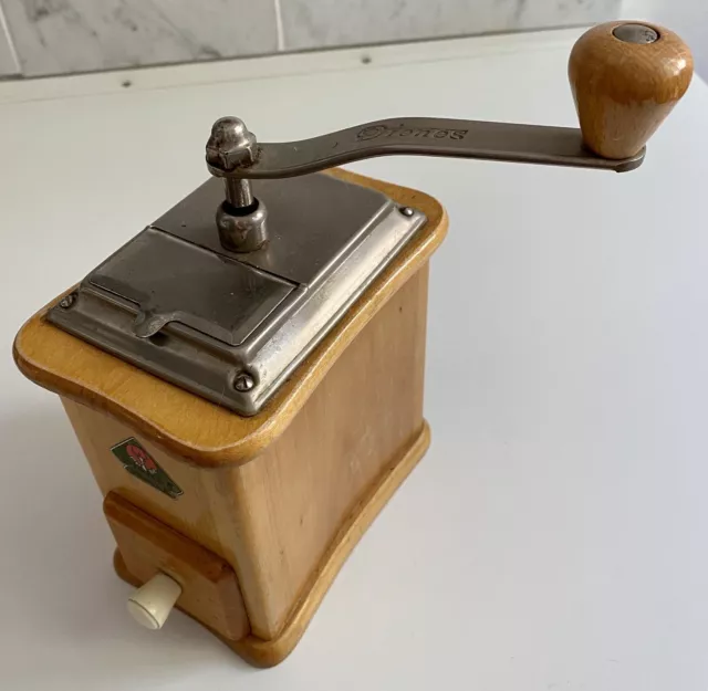Kaffeemühle Kaffee Mokka Mühle Dienes Vintage Antik Holz Sammler Top Geschenk