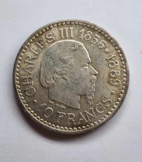 #475 Monaco - 10 francs Charles III 1966 Paris