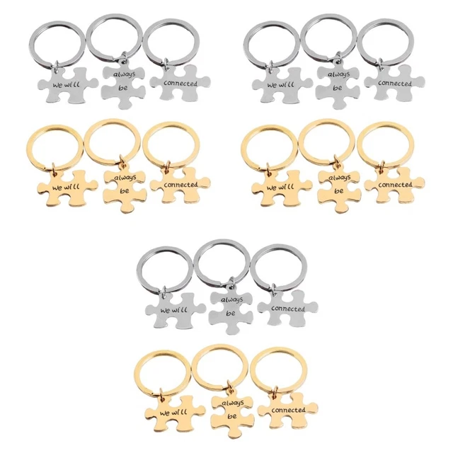 6 Sets Porte-clés Couple Porte-clés Famille Cadeaux De Couples Nacré