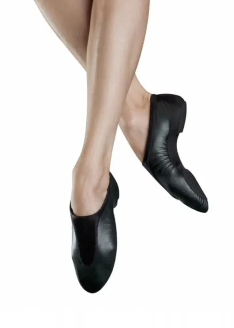 Black Bloch Pulse slip on split sole jazz shoes S0470 - all sizes