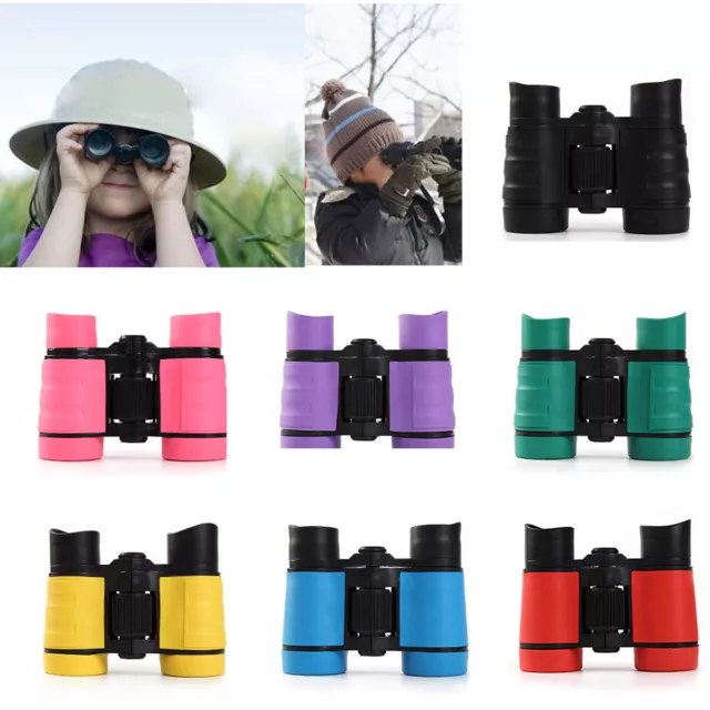 Kids Binoculars 4x30 Adjustable Lightweight Toy Gift for Bird Watching Xmas Gift