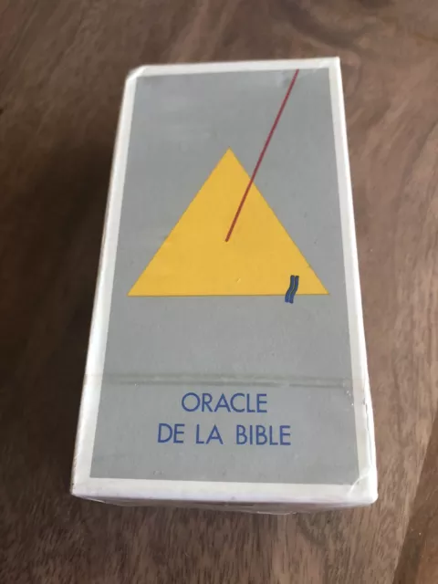 Jeu de carte tarot  Oracle de la bible Baptiste Paul Grimaud  1986 sous blister